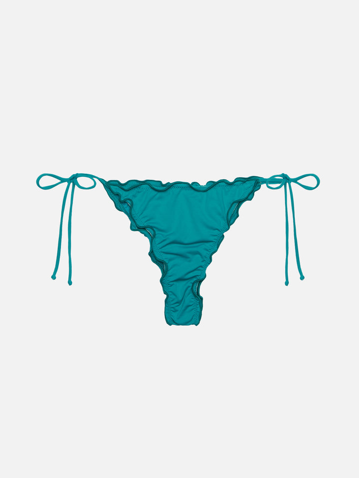 Miami cheeky teal swim briefs