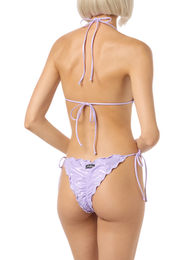 Woman lamina lilac classic triangle bikini Sagittarius Miami - MC2 Saint Barth