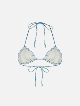 Joanna Luise klassisches Triangel-Strandtop für Damen in Schütze-Optik | HERGESTELLT AUS LIBERTY-STOFF