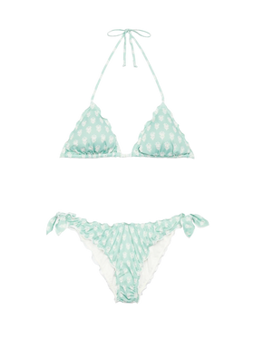 Classic triangle bikini Sagittarius Moon with floral print - MC2 Saint Barth