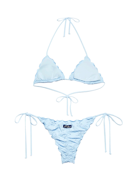 Sangallo light blue classic triangle bikini Sagittarius Miami - MC2 Saint Barth