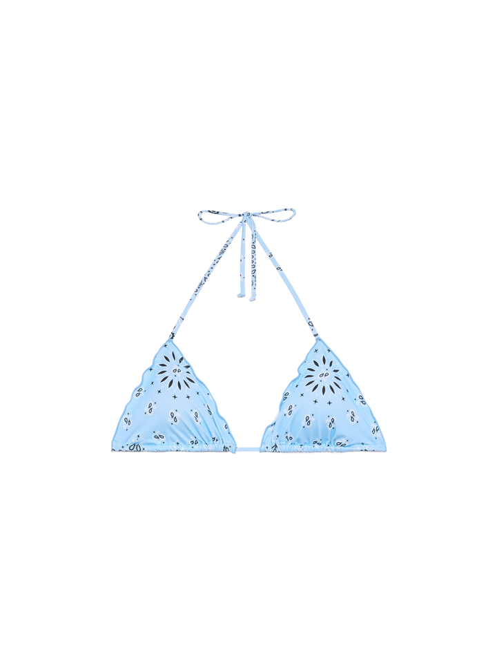 Sagittarius top triangolo classico con stampa bandana