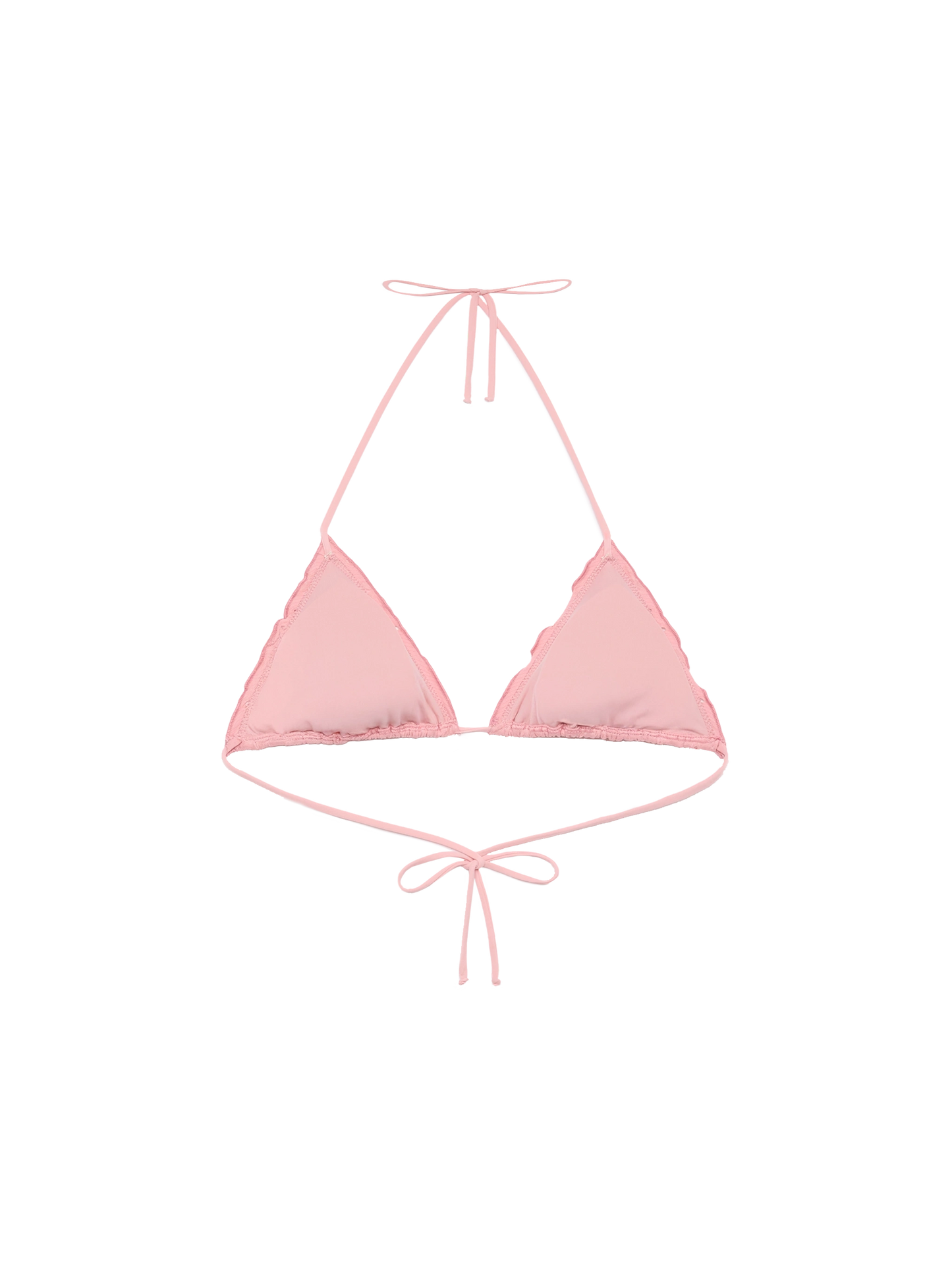 Sagittarius classic pink Sangallo lace triangle top - MC2 Saint Barth
