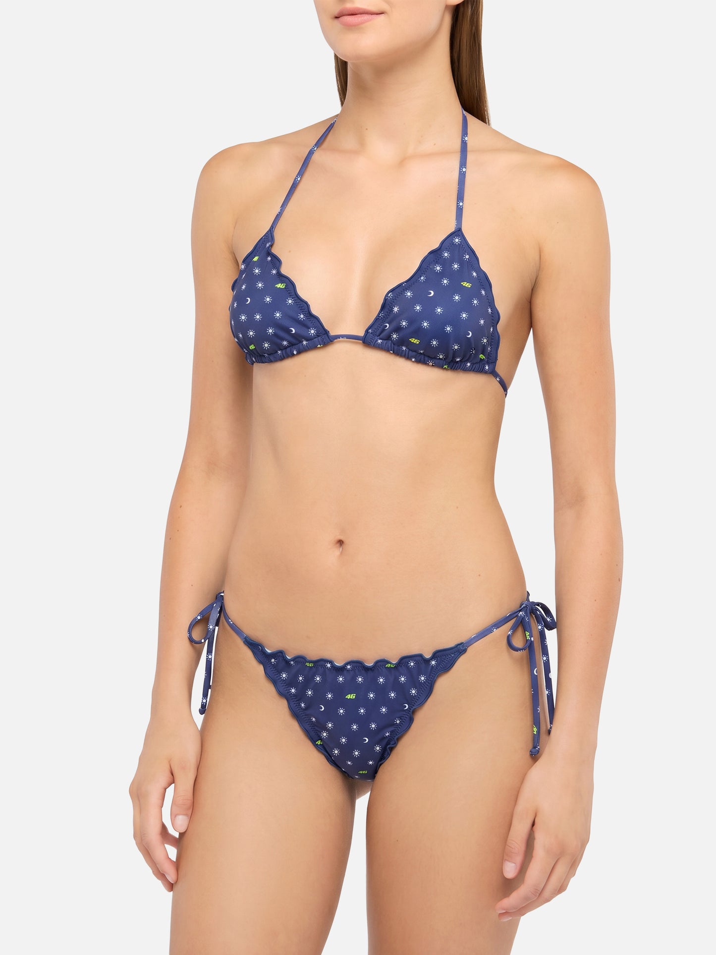 Bikini triangle Sagitami avec imprimé all-over VR46 | VR46 SPECIAL EDITION 