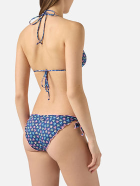 Sarius triangle classic bikini with octopus print