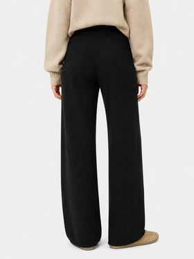 Black Savine knit palazzo pants