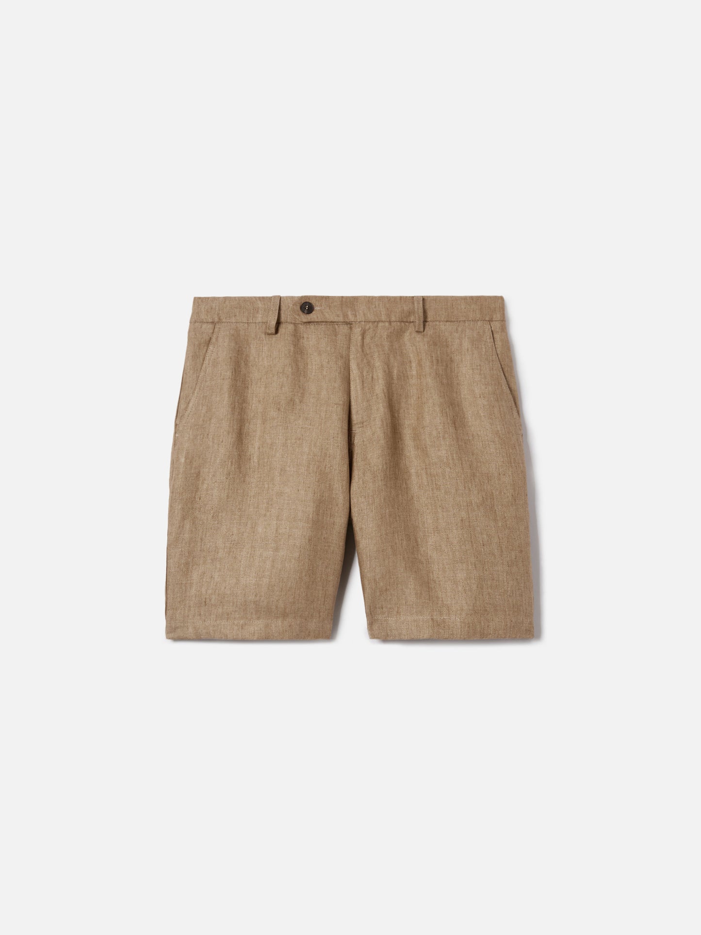 Short de bermuda Brown Sebastian en pur lin 