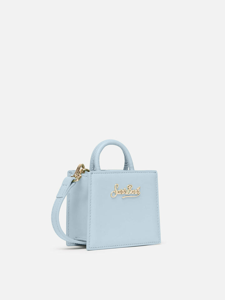 Shop Bag Micro Handbag in light blue leather