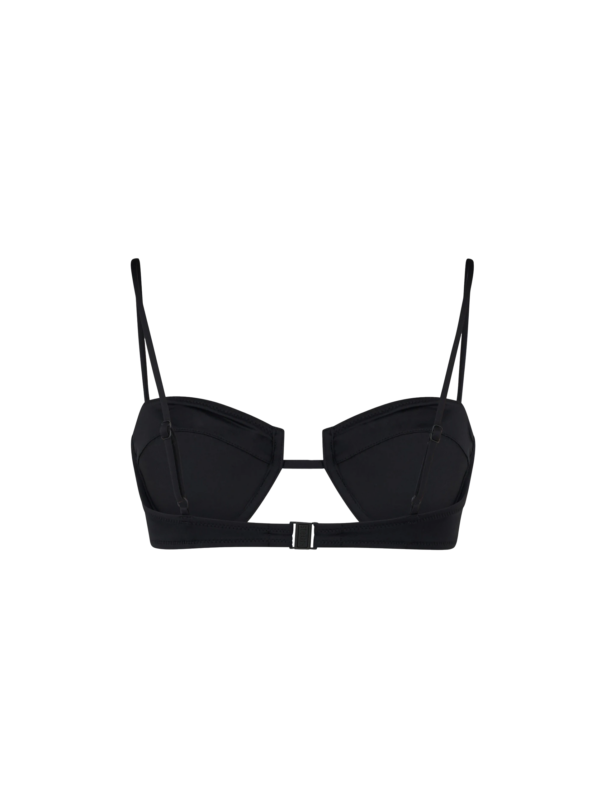 Black Salina underwired bralette top - MC2 Saint Barth