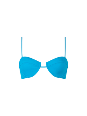 Turquoise underwired bralette top Salina - MC2 Saint Barth