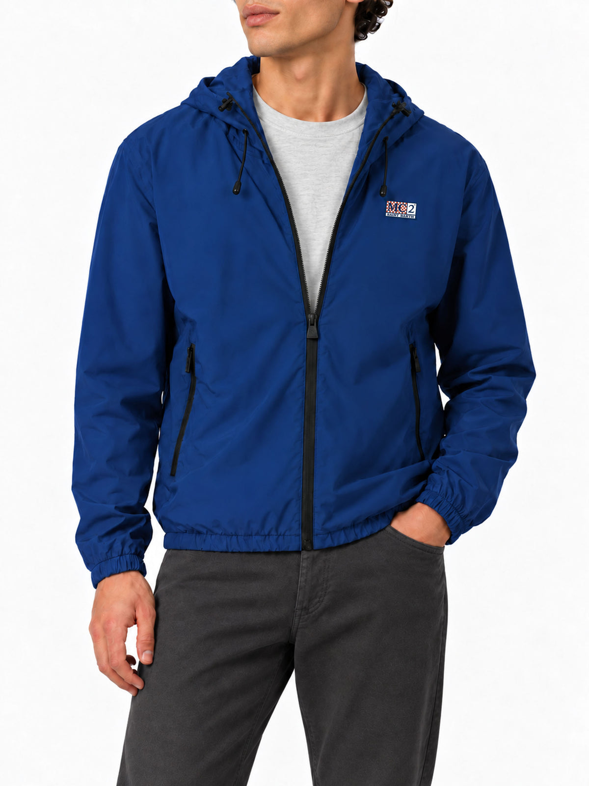 Giacca con cappuccio Sloop blu navy