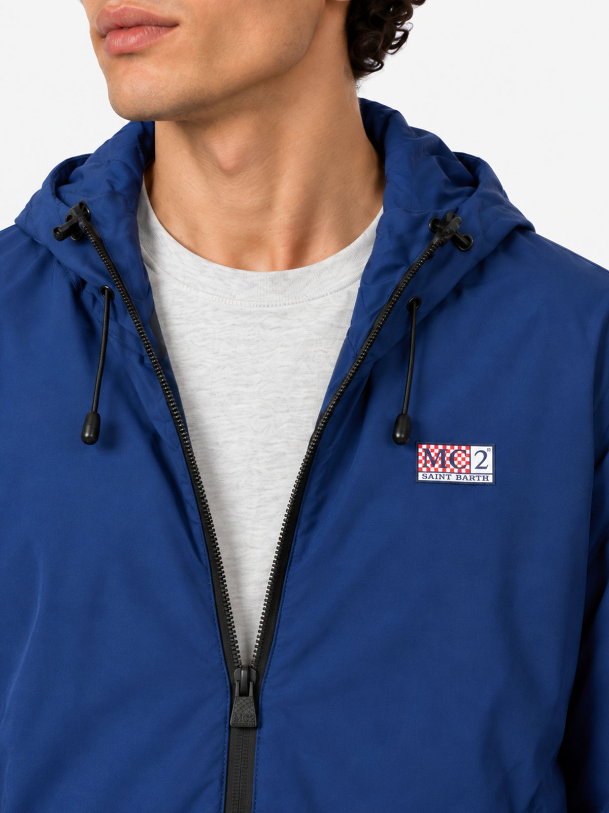 Giacca con cappuccio Sloop blu navy
