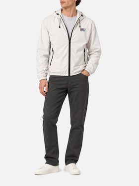 Sloop ice white Jacke aus technischem Stretchgewebe 