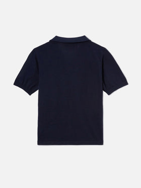 Polo Sloan Jr azul marino 