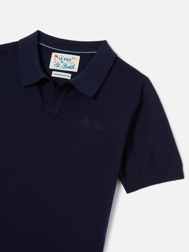 Polo Sloan Jr blu navy