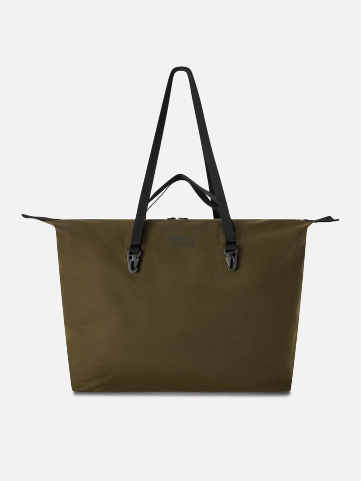 Sac Maxi sans coutures ciré vert militaire 