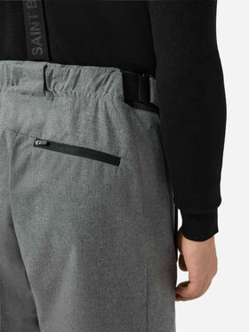 Skihose Snowbird in meliertem Grau mit Recco®-Technologie