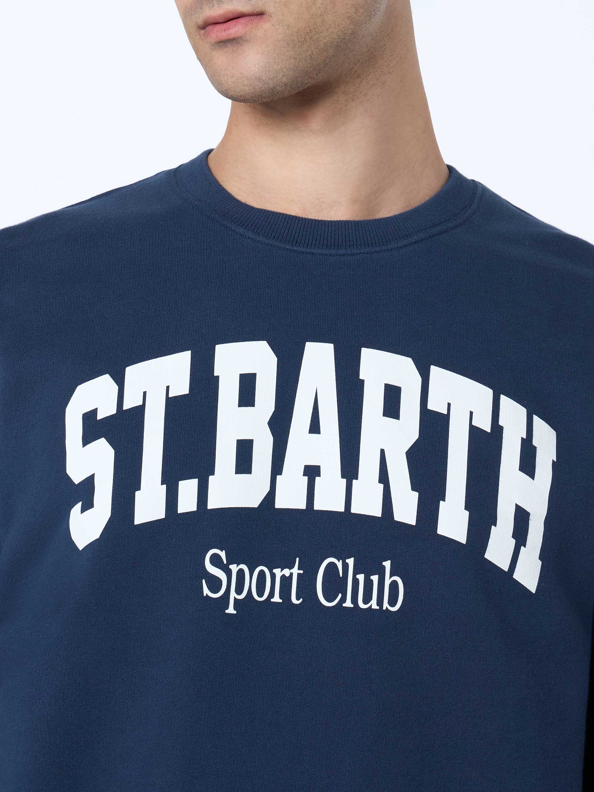 Man blue navy sweatshirt Soho St Barth sport - MC2 Saint Barth