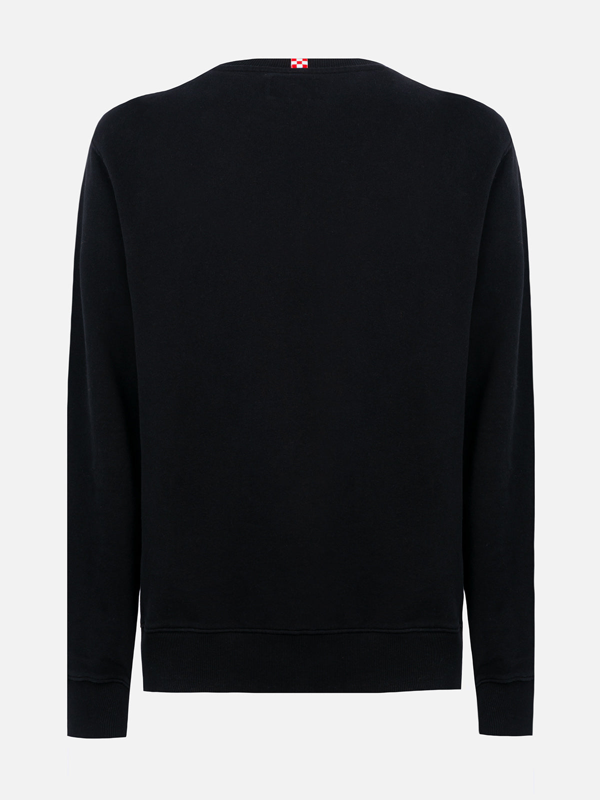 Man black sweatshirt Soho with St. Barth embroidery - MC2 Saint Barth