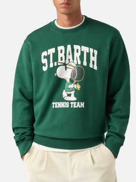 Green Soho cotton sweatshirt with Snoopy print | Special edition