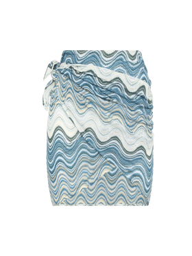 Sery short raschel pareo with wavy pattern - MC2 Saint Barth