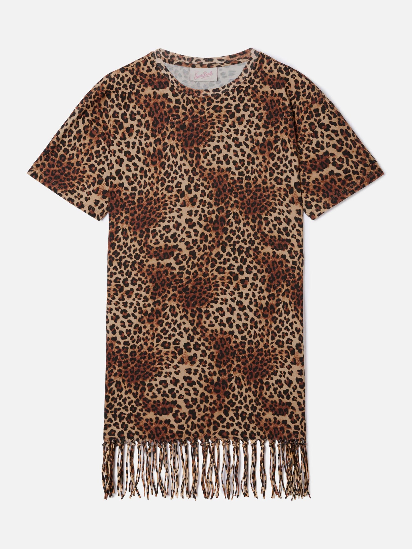 Robe midi Sereia à imprimé léopard all-over 