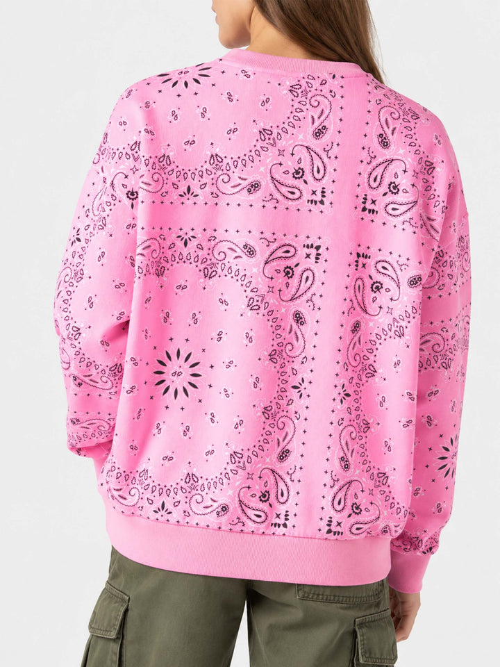 Stardust pink bandana sweatshirt