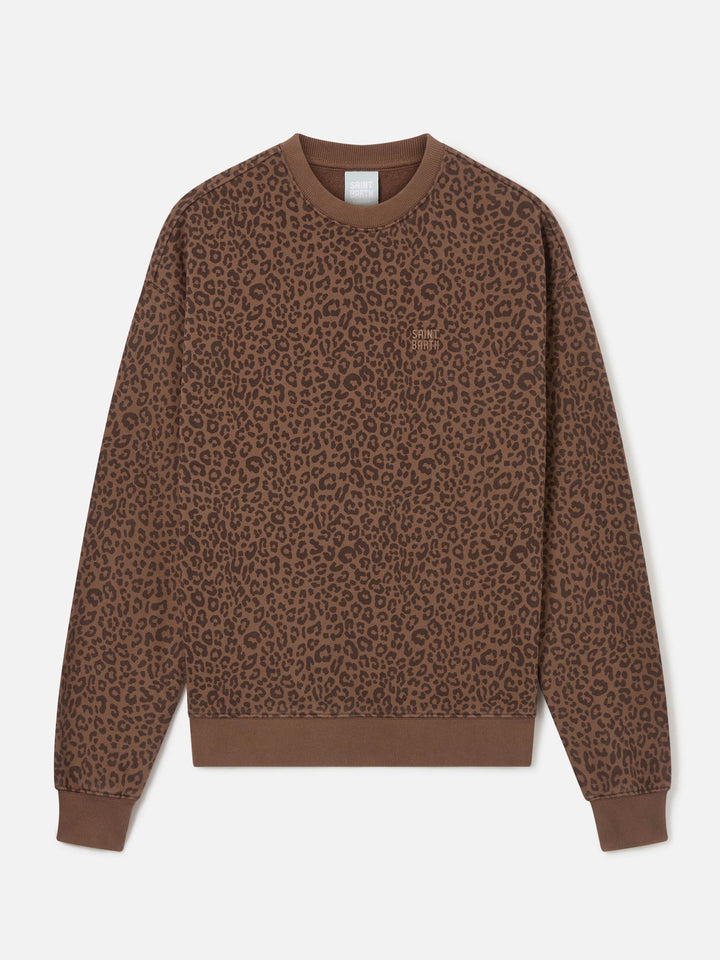 Stardust-Sweatshirt mit Leopardenprint 
