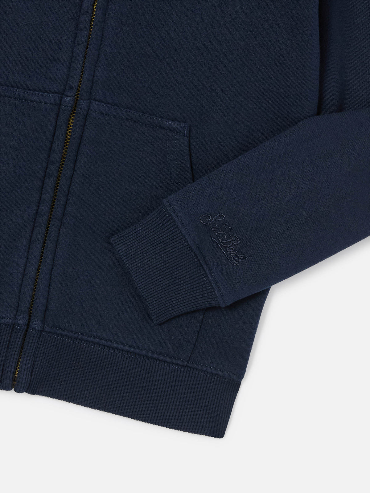 Marineblauer blue Toronto Hoodie aus Baumwollmischung mit SB Legacy-Monogramm 