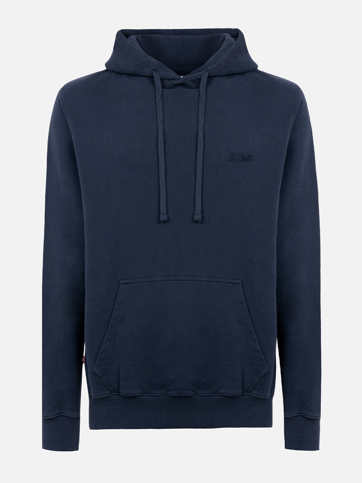 Man navy blue sweatshirt Tribeca with St. Barth embroidery - MC2 Saint Barth