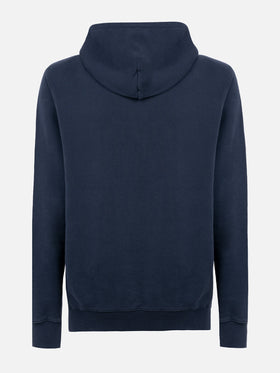 Man navy blue sweatshirt Tribeca with St. Barth embroidery - MC2 Saint Barth