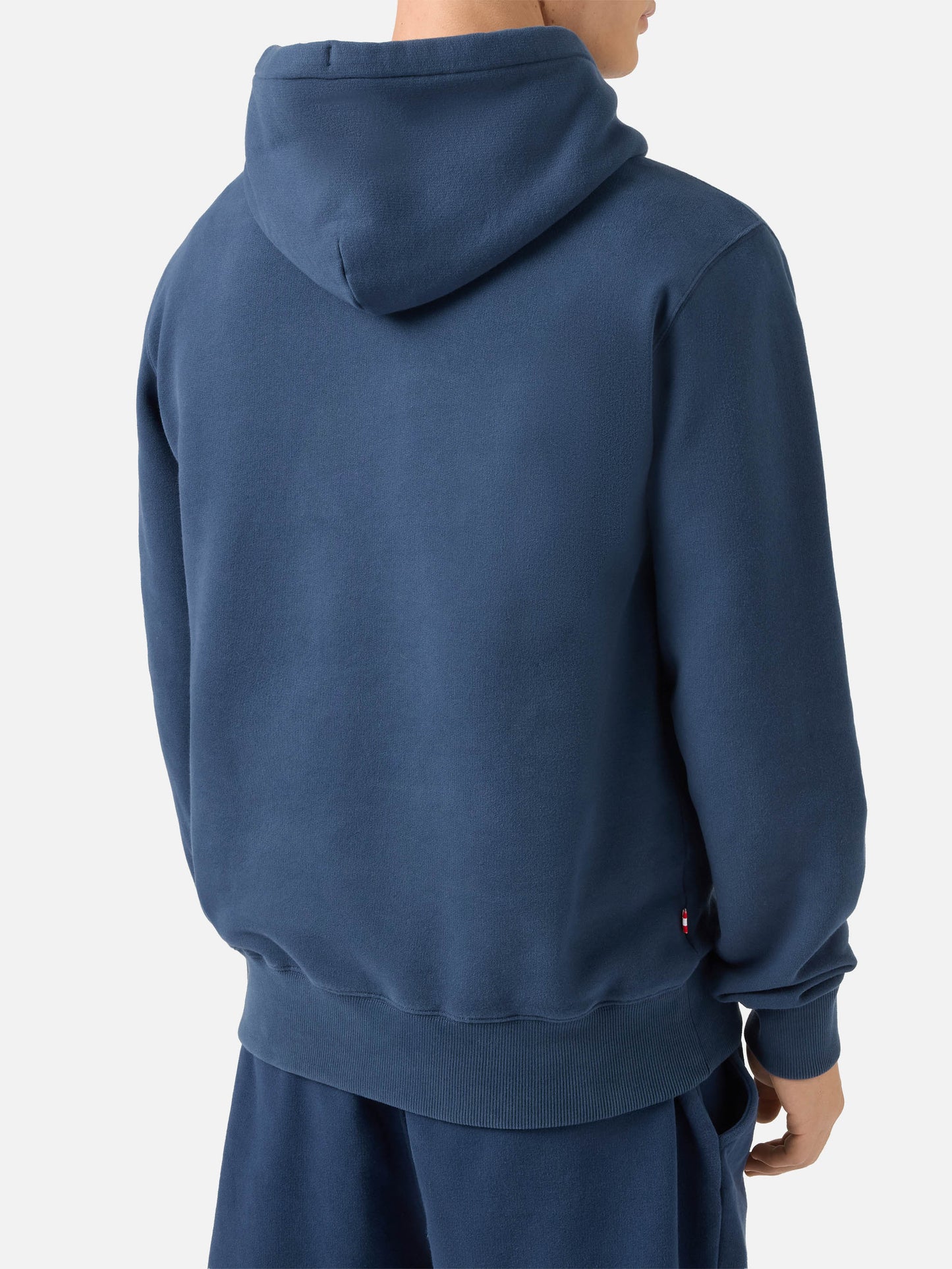 Tribeca Baumwoll-Hoodie in Blau mit St. Moritz-Print | ST. MORITZ, DER GIPFEL DER WELT