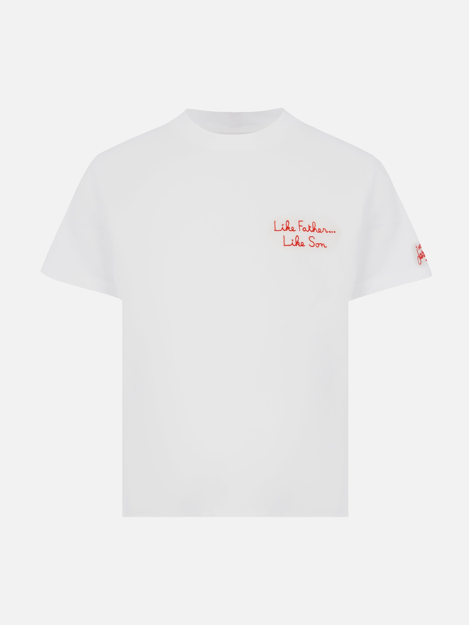 Boy cotton t-shirt with Bart and Homer print and embroidery | THE SIMPSON SPECIAL EDITION - MC2 Saint Barth