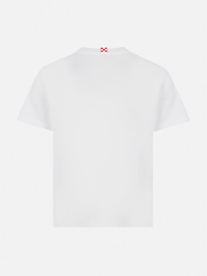 Cotton t-shirt with St. Barth sport club print - MC2 Saint Barth
