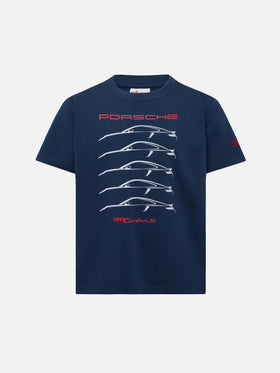T-shirt in cotone con stampa Porsche 911S Turbo | PORSCHE SPECIAL EDITION
