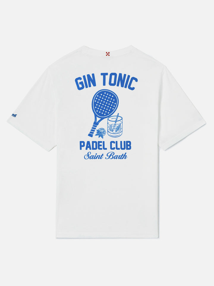 T-shirt with gin tonic padel print