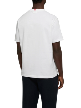 Cotton T-shirt with Mi fai volare embroidery - MC2 Saint Barth