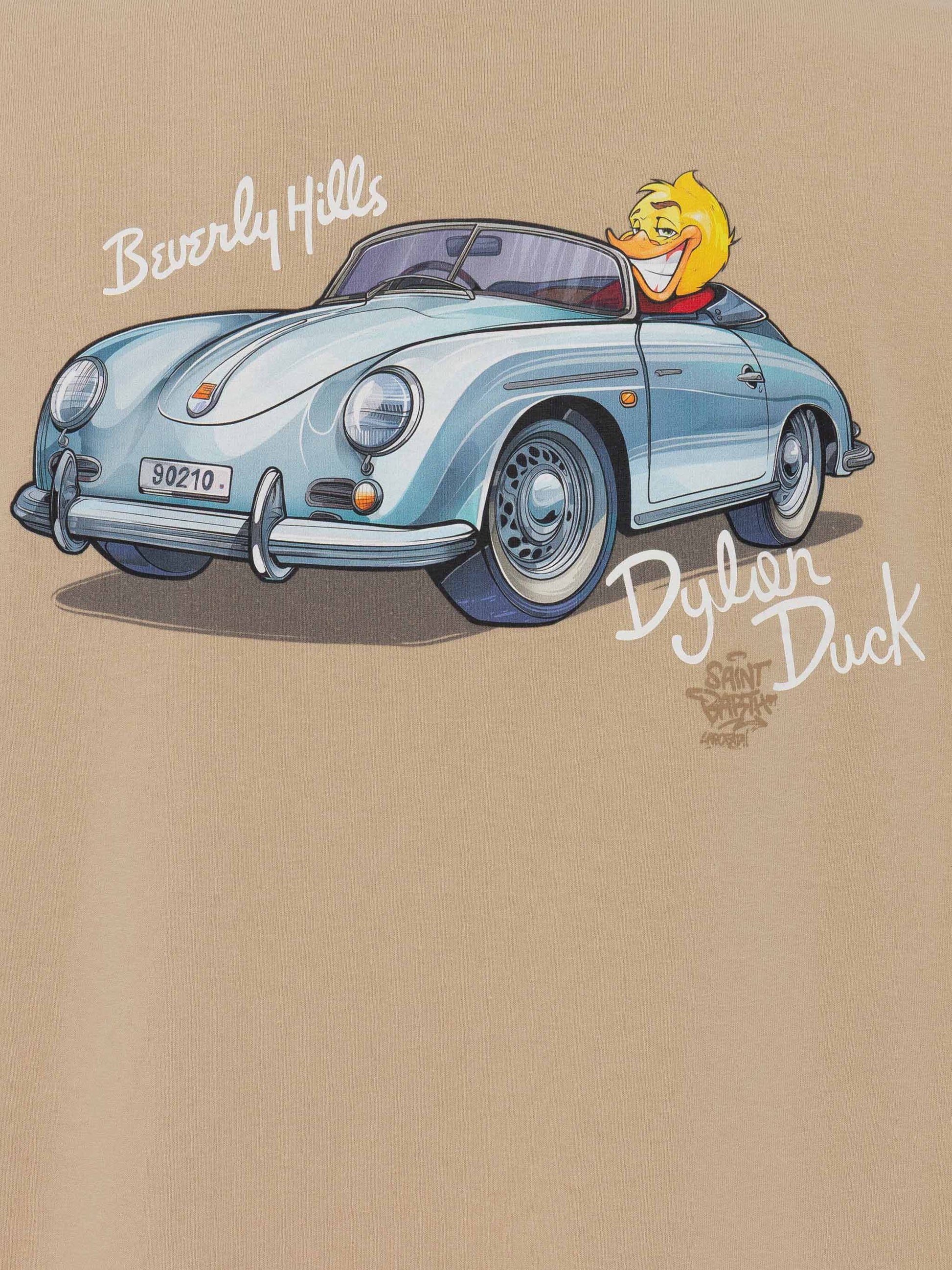 Cotton T-shirt with Ducky Cryptopuppets print | CRYPTOPUPPETS SPECIAL EDITION - MC2 Saint Barth