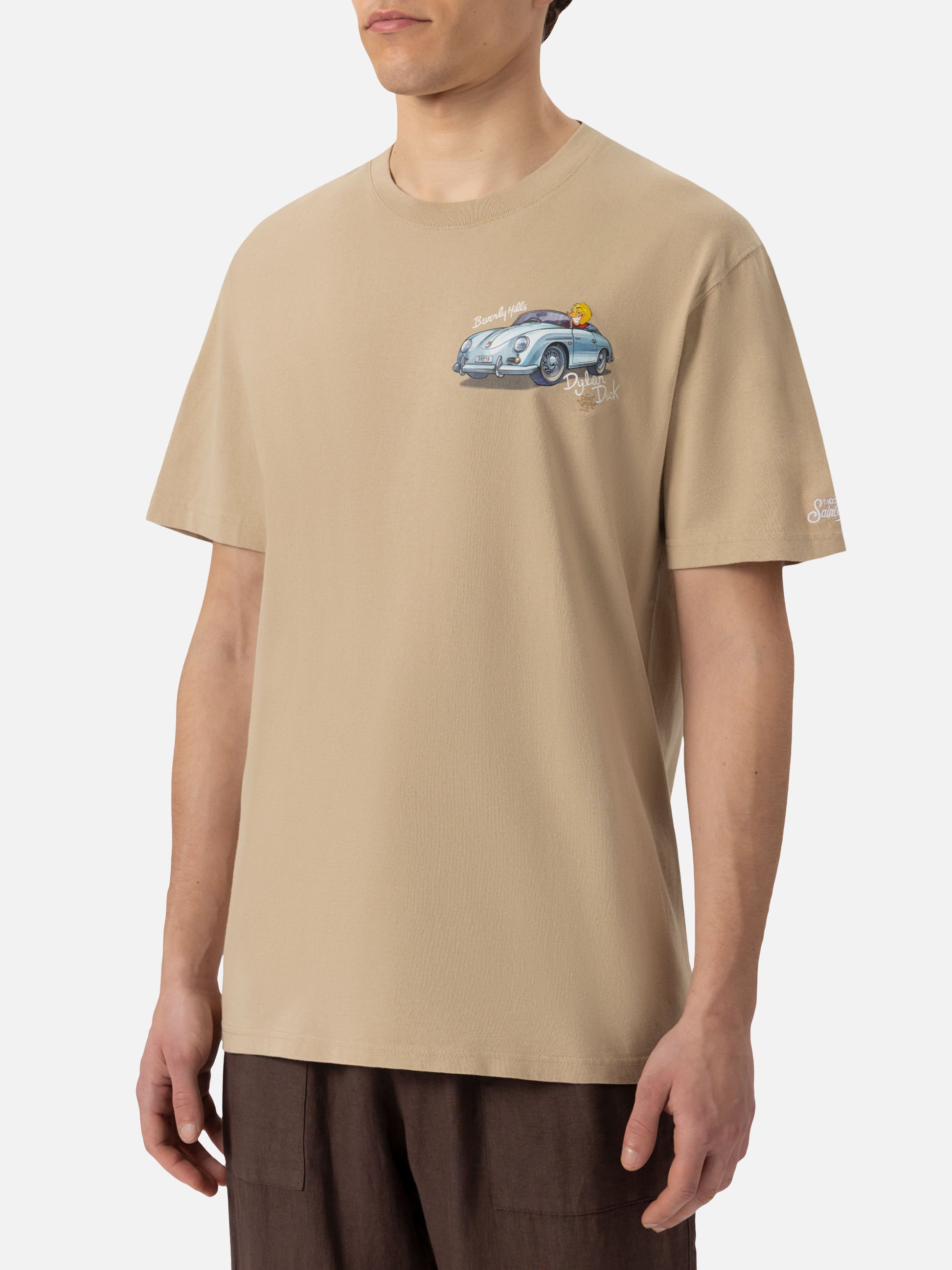 Cotton T-shirt with Ducky Cryptopuppets print | CRYPTOPUPPETS SPECIAL EDITION - MC2 Saint Barth