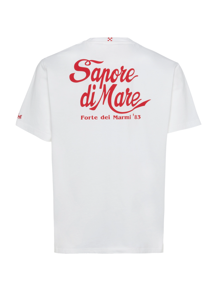 Baumwoll-T-Shirt mit Forte dei Marmi 83-Aufdruck | SAPORE DI MARE SONDERAUSGABE
