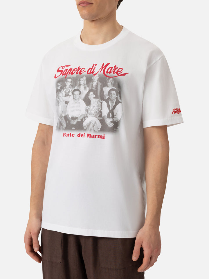 Cotton T-shirt with Forte dei Marmi 83 print | SAPORE DI MARE SPECIAL EDITION - MC2 Saint Barth