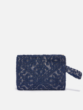 Pochette in tessuto tufted soft textured Soft Textured Tufted Pouch