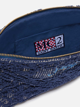 Pochette in tessuto tufted soft textured Soft Textured Tufted Pouch