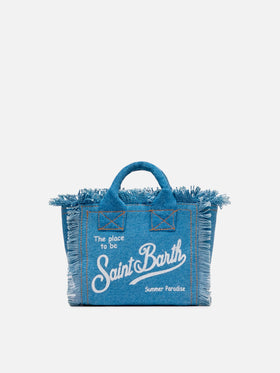 Borsa Mini Vanity in denim