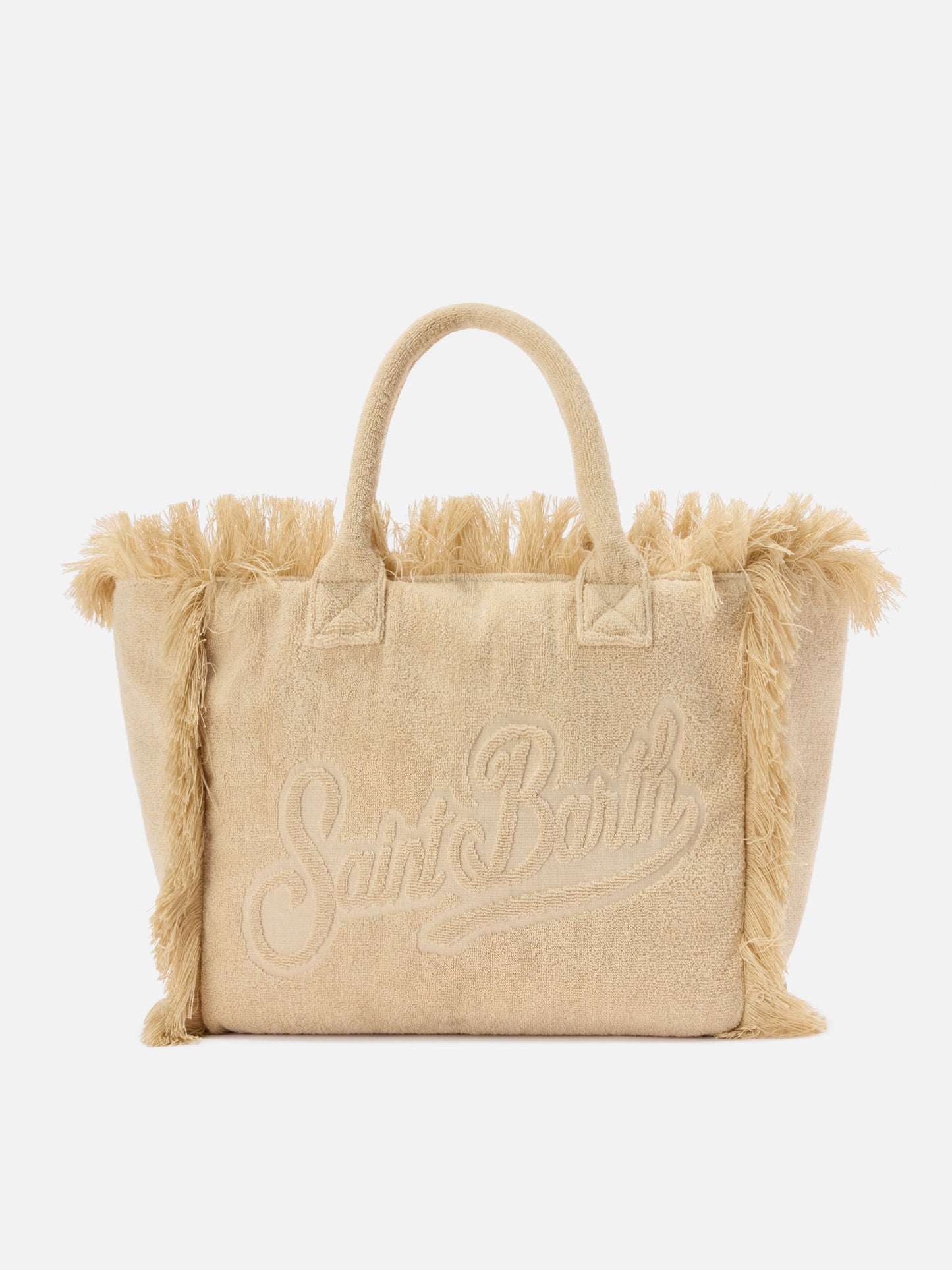 Vanity regular bag beige uni effet éponge 
