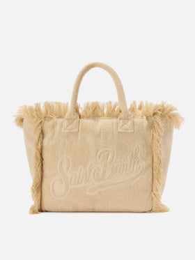 Vanity regular bag beige uni effet éponge 
