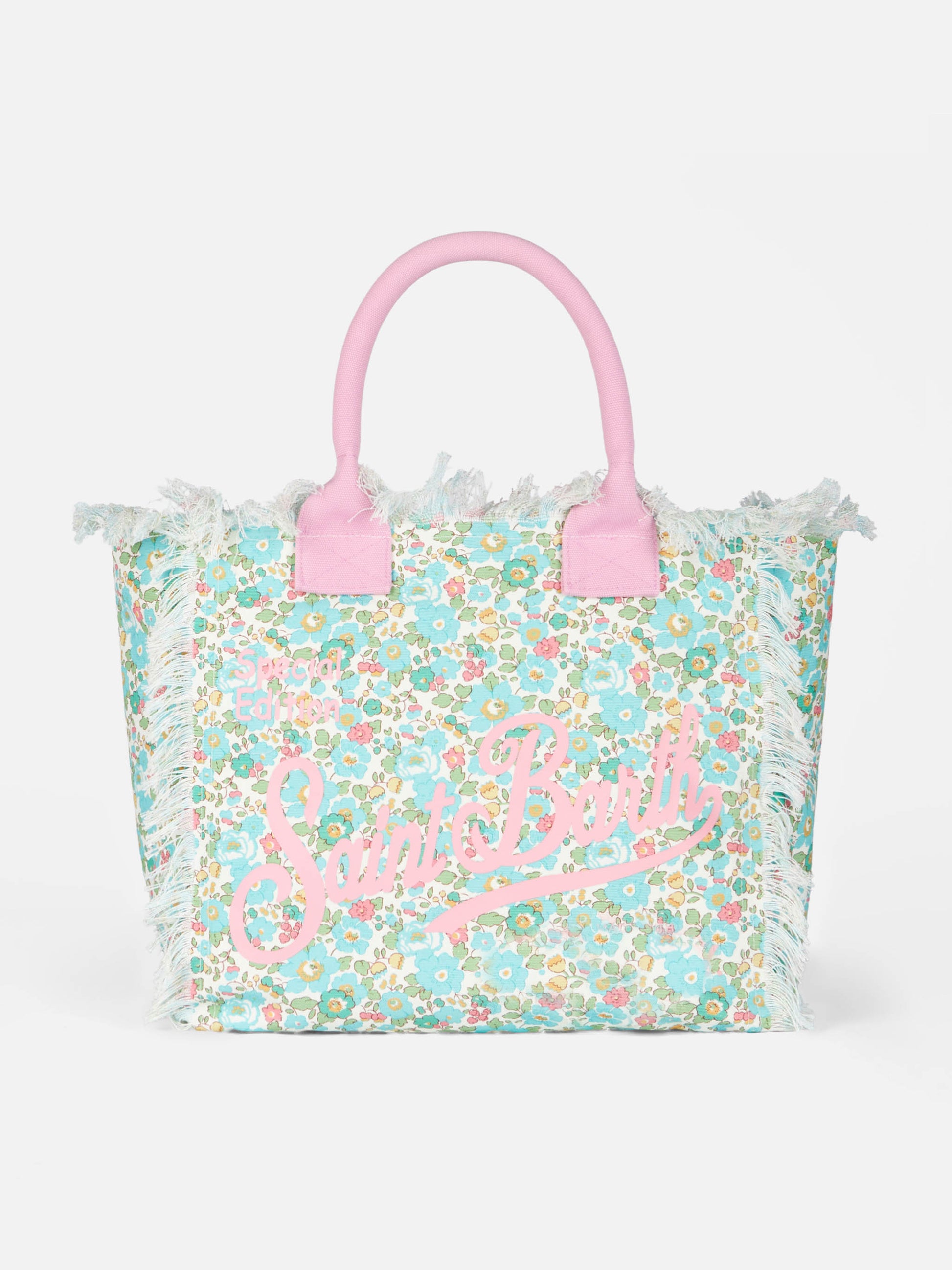 Betsy Cotton canvas Vanity Liberty tote bag |MADE WITH LIBERTY FABRIC - MC2 Saint Barth