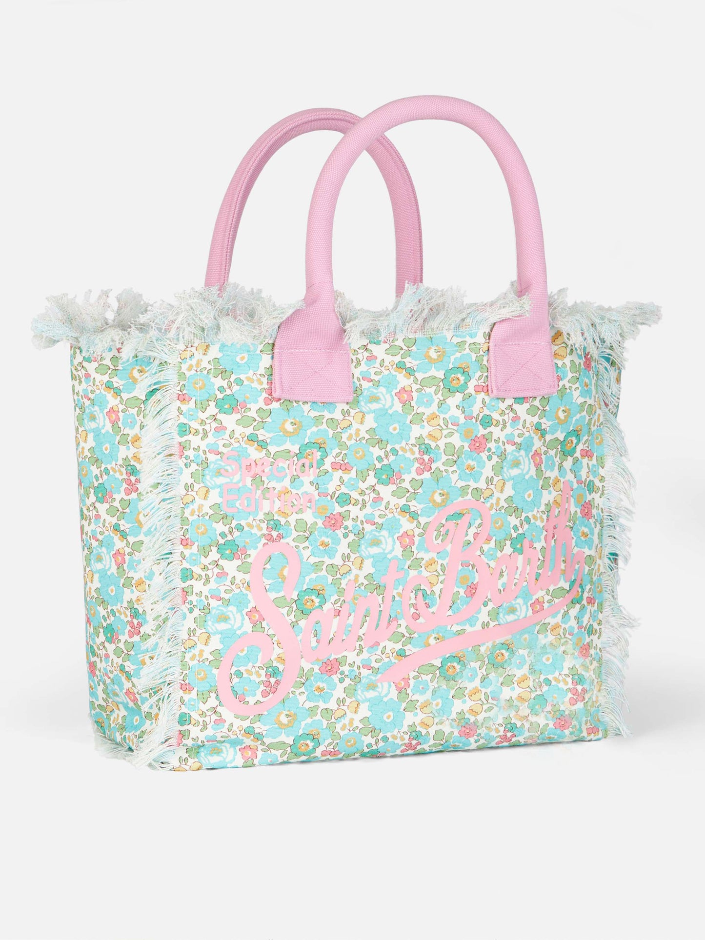 Betsy Cotton canvas Vanity Liberty tote bag |MADE WITH LIBERTY FABRIC - MC2 Saint Barth