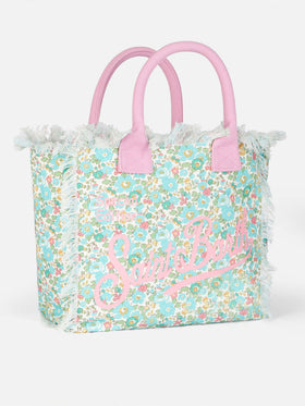 Betsy Cotton canvas Vanity Liberty tote bag |MADE WITH LIBERTY FABRIC - MC2 Saint Barth