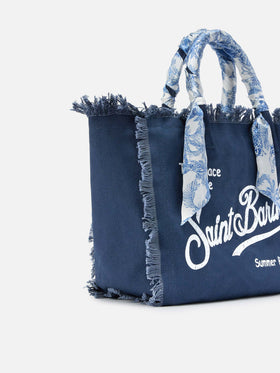 Neceser regular Blue Canvas Vanity con twill extraíble 